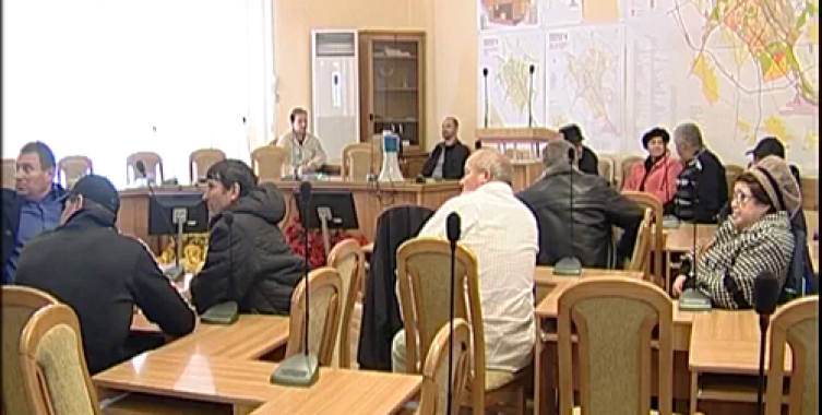 Приднестровские беженцы продолжают занимать здание мэрии